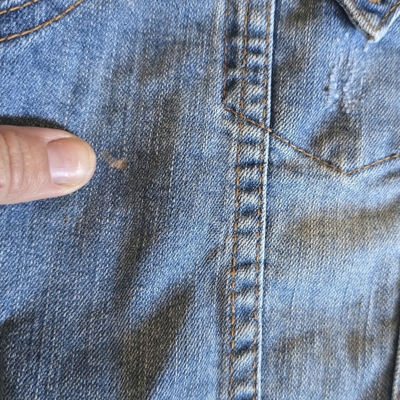 Hudson Light Blue Denim Jacket Youth Sz Med. - Picture 5 of 5